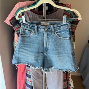 Abercrombie Light Blue Jean Shorts